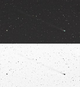 Ein Bild des "Neujahrs-Kometen" 45P/Honda-Mrkos-Pajdusakova. http://news.astronomie.info/sky201701/img/20161229-45p-schiehsl.jpg