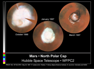 Mars North Polar Cap 1997