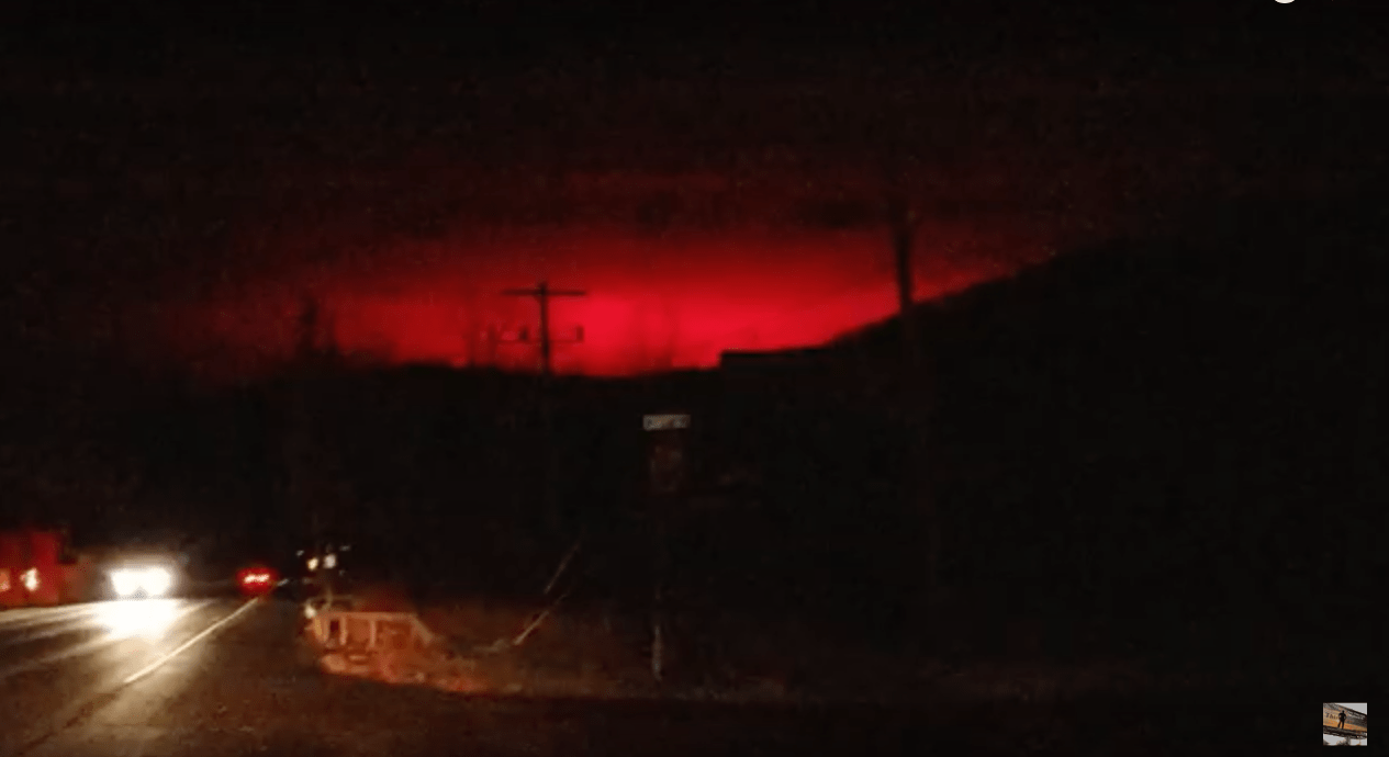 strange lights over Utah USA 11-22-2017