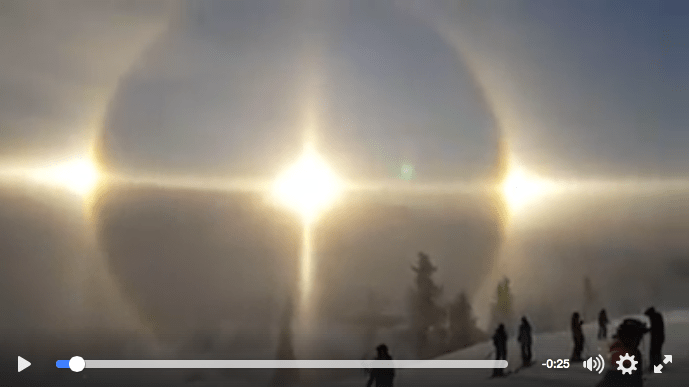 Spectacular sun halo seen in Sweden 12-1-&nbsp;2017