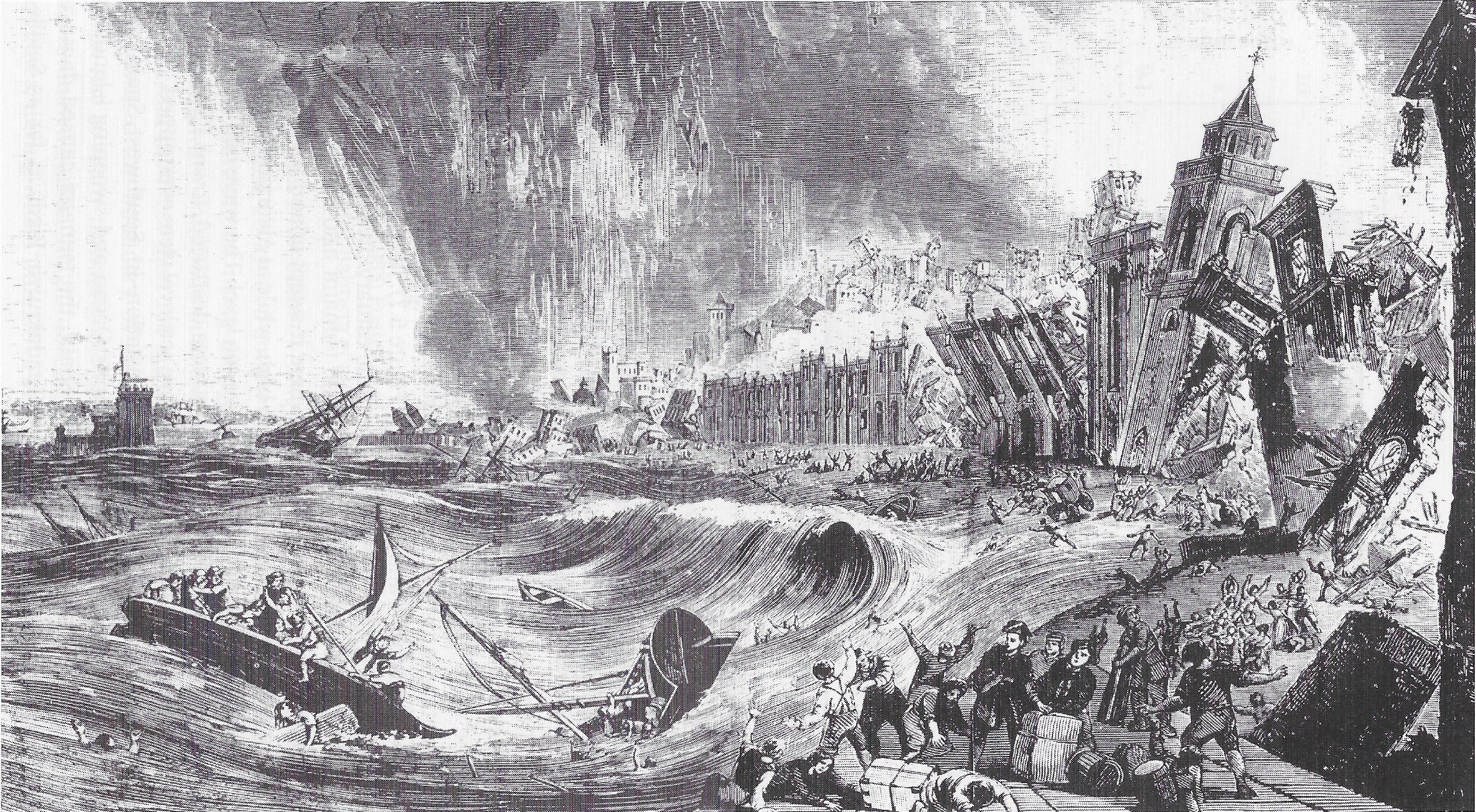Lisbon Earthquake and Tsunami Nov 1 1755