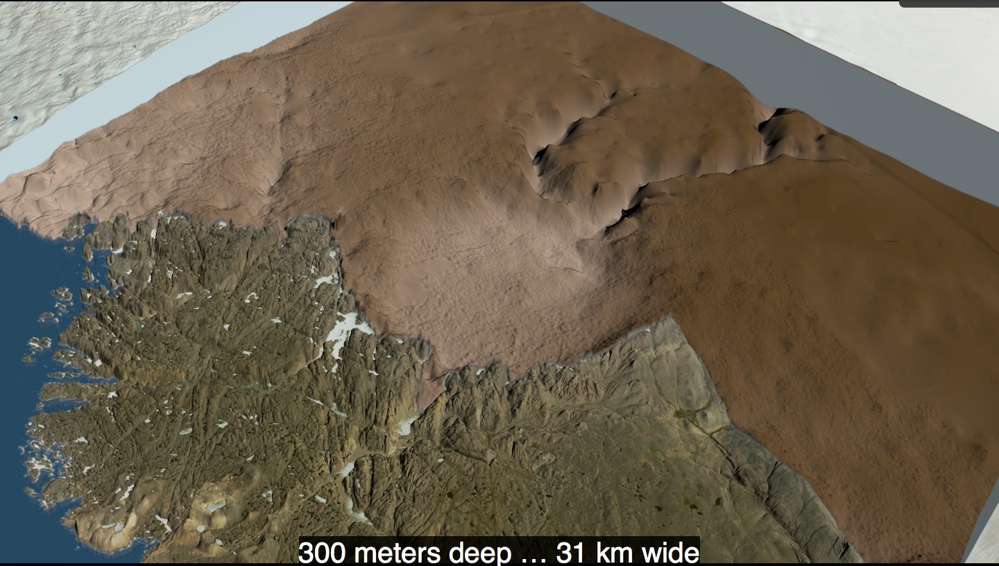 Greenland crater NASA. Younger Dryas Impact Hypothesis