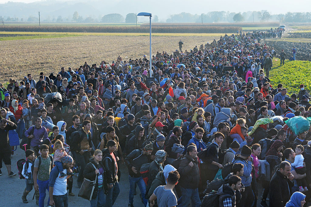 Migrants Cross Into Slovenia
