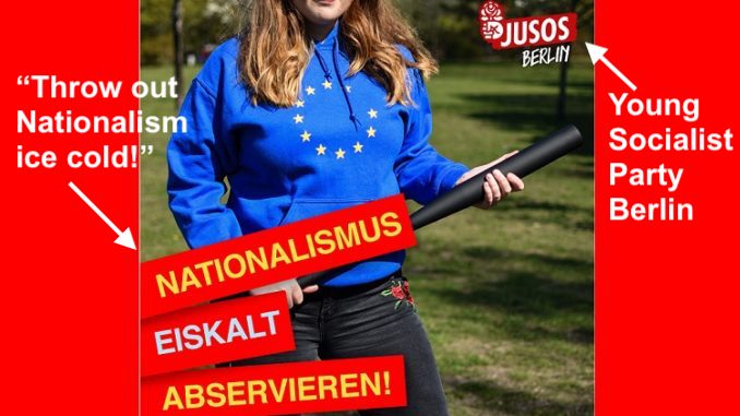 German Socialist Party threatens to “throw out Nationalists ice cold” with baseball&nbsp;bats.