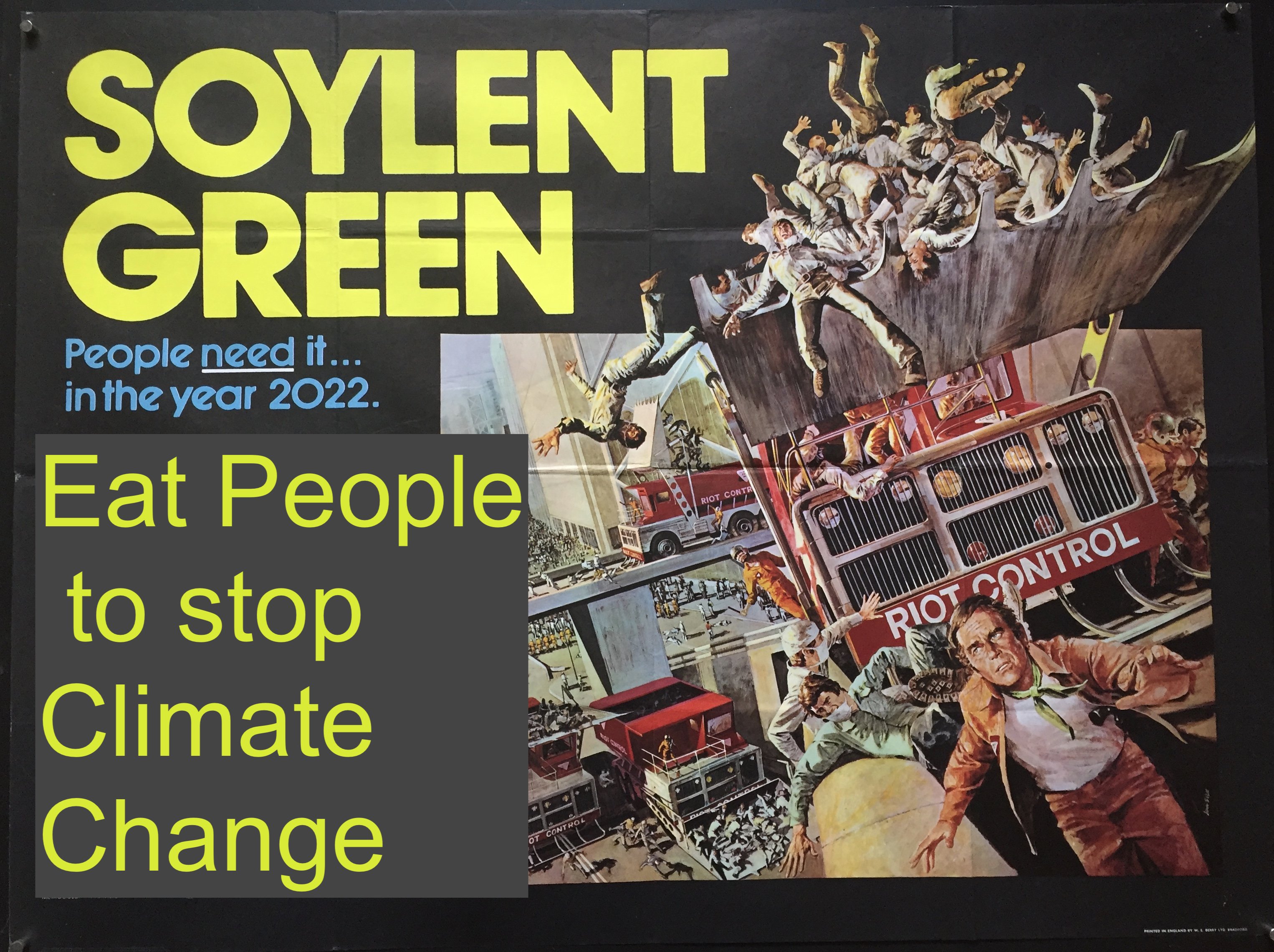 Soylent Green film (1973) Canniblaism