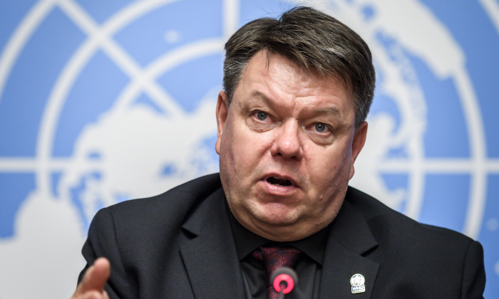 UN WMO Petteri Taalas GettyImages-1047462056