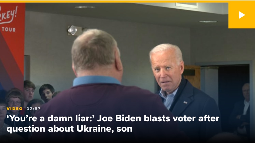 Biden snaps : "You're a damn liar! listen, fat...!"