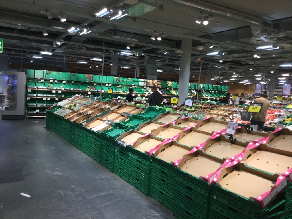 Food shortages have arrived in&nbsp;Switzerland