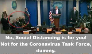 Covid-1984 task force no social distancing