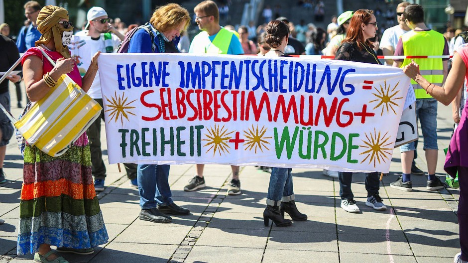 Querdenker wählen laut Untersuchung häufig Grüne, Linke und&nbsp;AfD