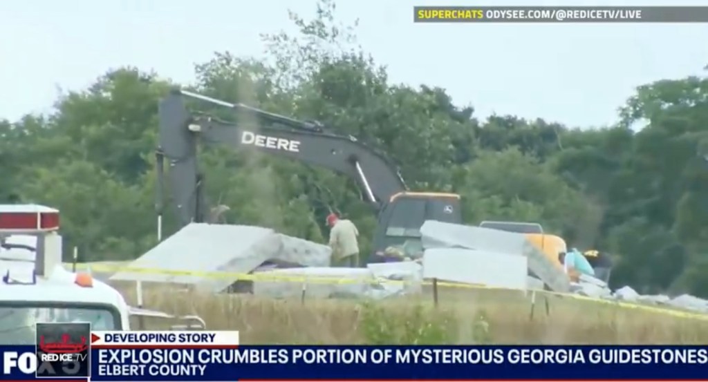 Georgia Guide Stones demolished hours after one of the pillars was&nbsp;bombed